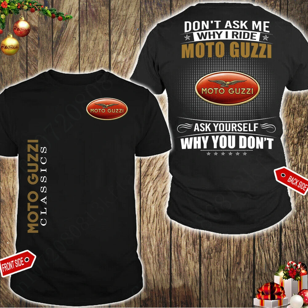 

Футболка Moto Guzzi в стиле оверсайз, Повседневная дышащая футболка с коротким рукавом в стиле ретро, для мужчин и женщин