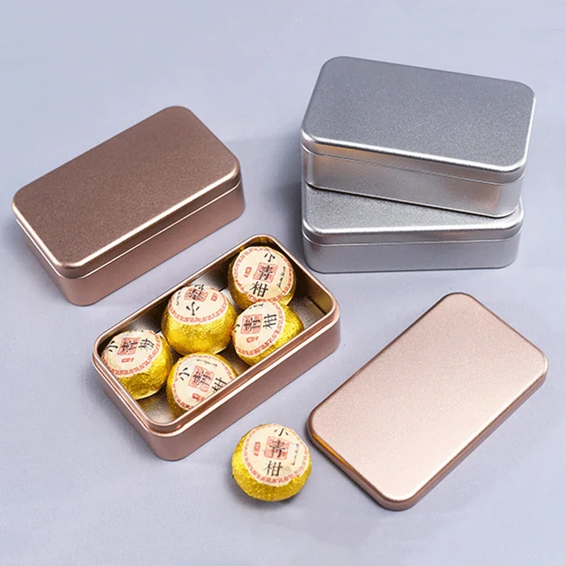 Tea Tin Metal Storage Box Sugar Coffee Jars Loose Can Container Bulk Metal Box Organizer tea tin box tea canister