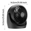 Gaiatop Air Circulator Fan, Portable Desk Fan Table Fan Dorm Fan, 5-Inch Small Fan 3 Speed with 360° Adjustable Tilt 3