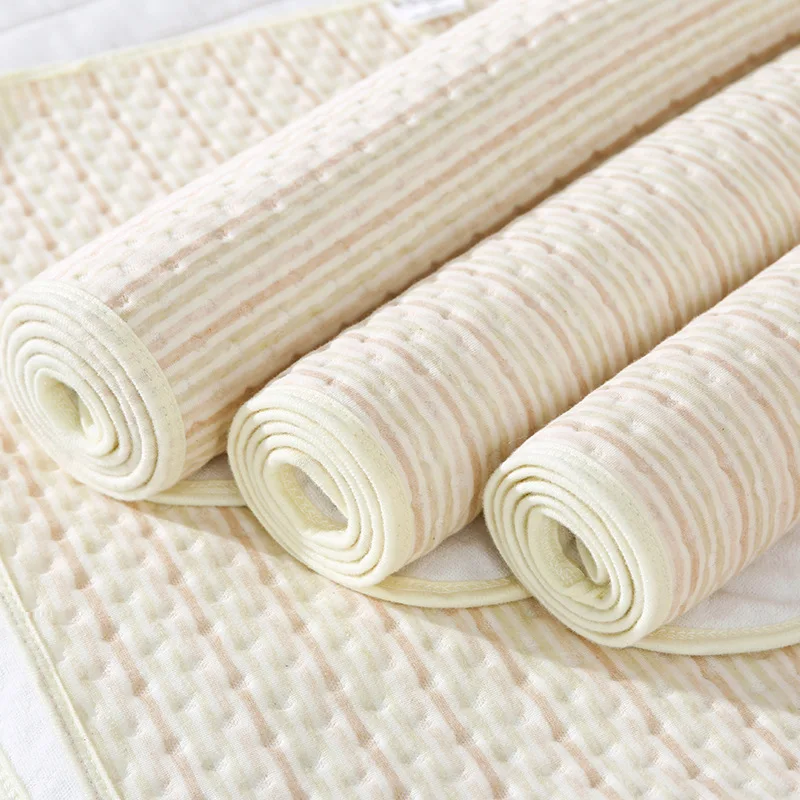 50*70cm Colored Cotton Diaper Pads Leak-proof Breathable Menstrual Pads Nursing Waterproof Washable Baby Diaper