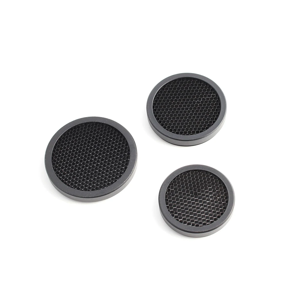 Scope accessories mesh honeycomb 44MM 50MM 56MM hunting equipment optical sight scope air rifle scope sun visor protective cover rifle scope mount