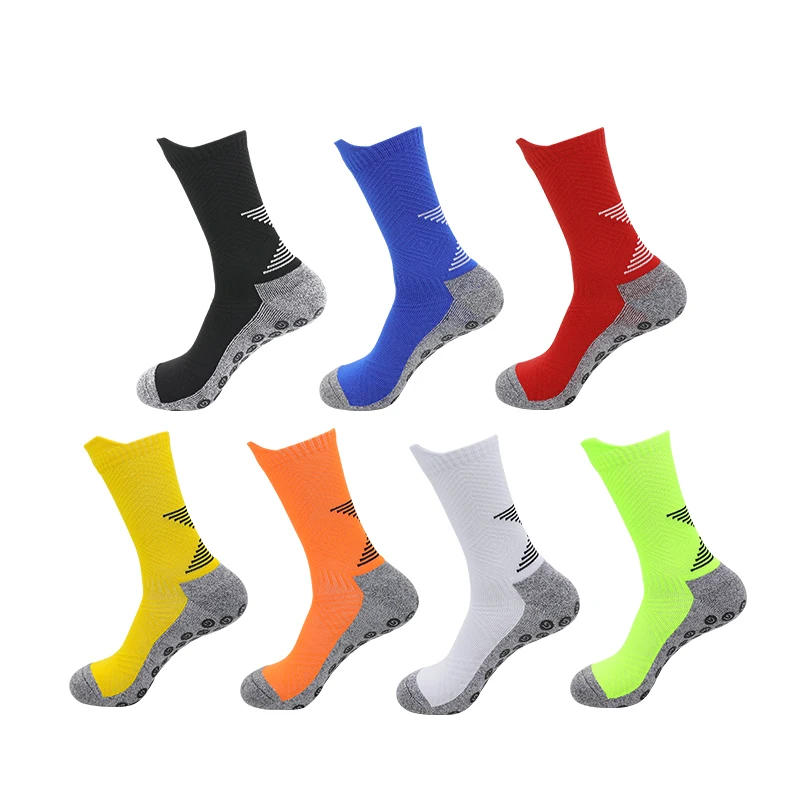 

1Pairs New Football Sports Socks Anti-Slip Thickened Breathable Football Socks Men Women Outdoor Running Cycling calcetines