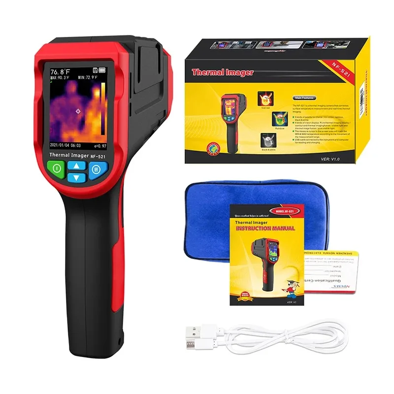 

Noyafa Nf 521 Handheld Infrared Thermal Imager 340x240 Resolution Imaging 1024 Pixel Sensor Floor Heating Detector Thermometer