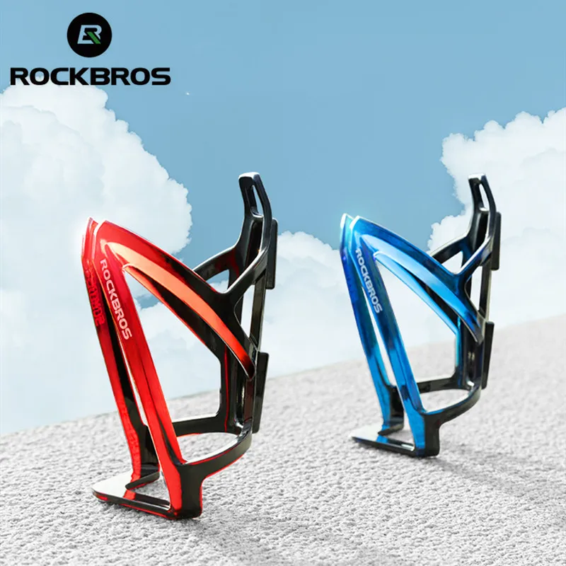 ROCKBROS Bike Bottle Holder Road Bicycle Water Bottle Cage Colorful Lightweight PC Cycling Bracket MTB Bike Accessories