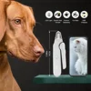 Pet Nail Clippers, Quiet Pet Nail Grinder with 2 LED Lights for Large Medium Small Puppy Dogs and Cats, Pet Nail Grooming Tool 2