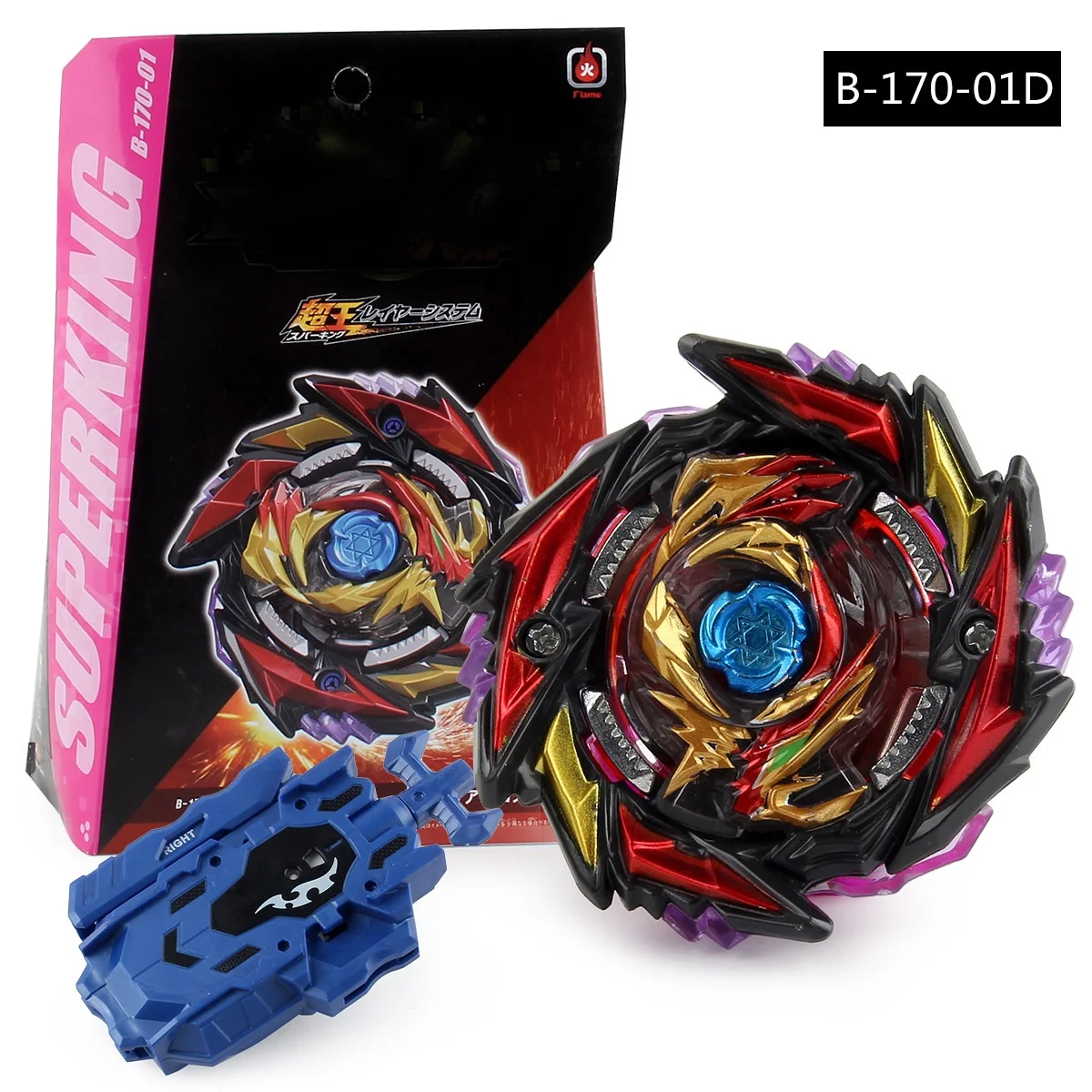 Box Set Beyblades B170 Super King Death Abyss Diabolos Bey B170
