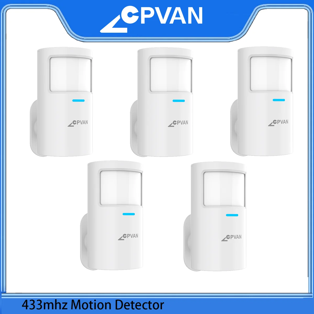 Wireless Motion Detector Sensor for Smart Home Alarm Systems