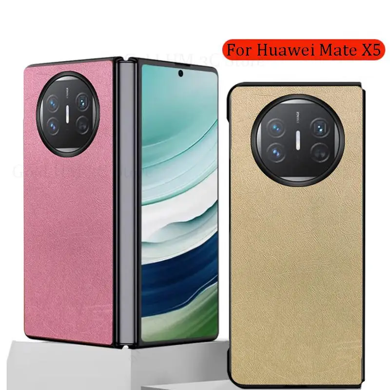 For Huawei Mate X5 Capa Shockproof Leather Phone Case Funda For HUAWEI Mate X5 Hard PC Full Protective Flip Cover For Mate X3 X5