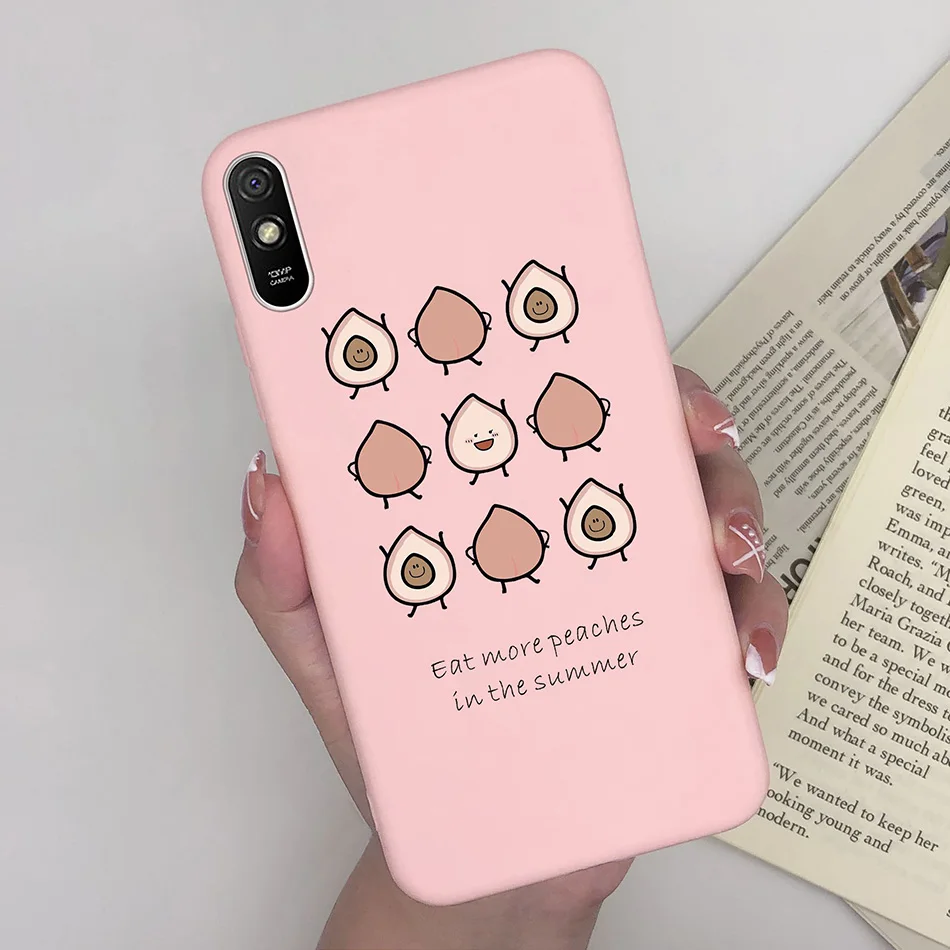 Fashionable Butterfly Heart Pattern Silicon Phone Cover for Xiaomi Redmi 9 Series