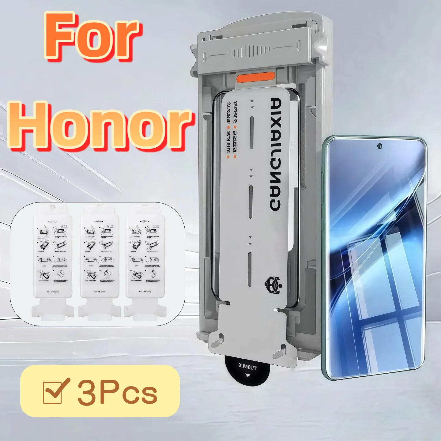 Ceramic Film Screen Protector Set - No Dust, Ultra Clear, Non-Tempered Glass