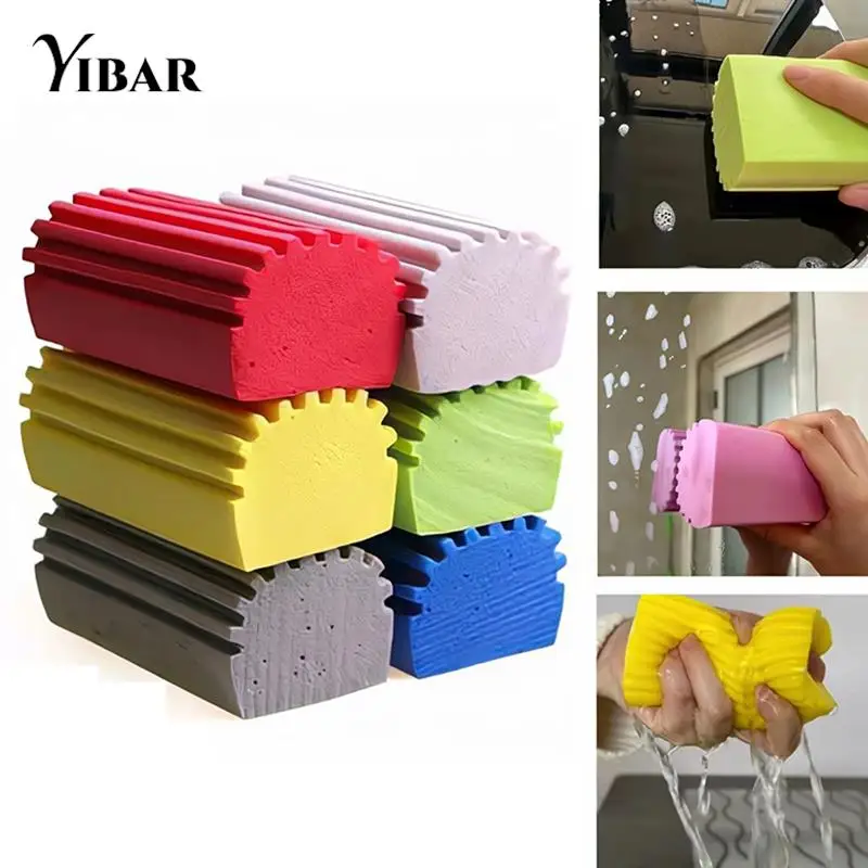 

Car Detailing Tools Auto Accessories Damp Clean Duster Sponge Polishing Multi-purpose Cleaning Sponge Waxing Foam Car Wash Brush