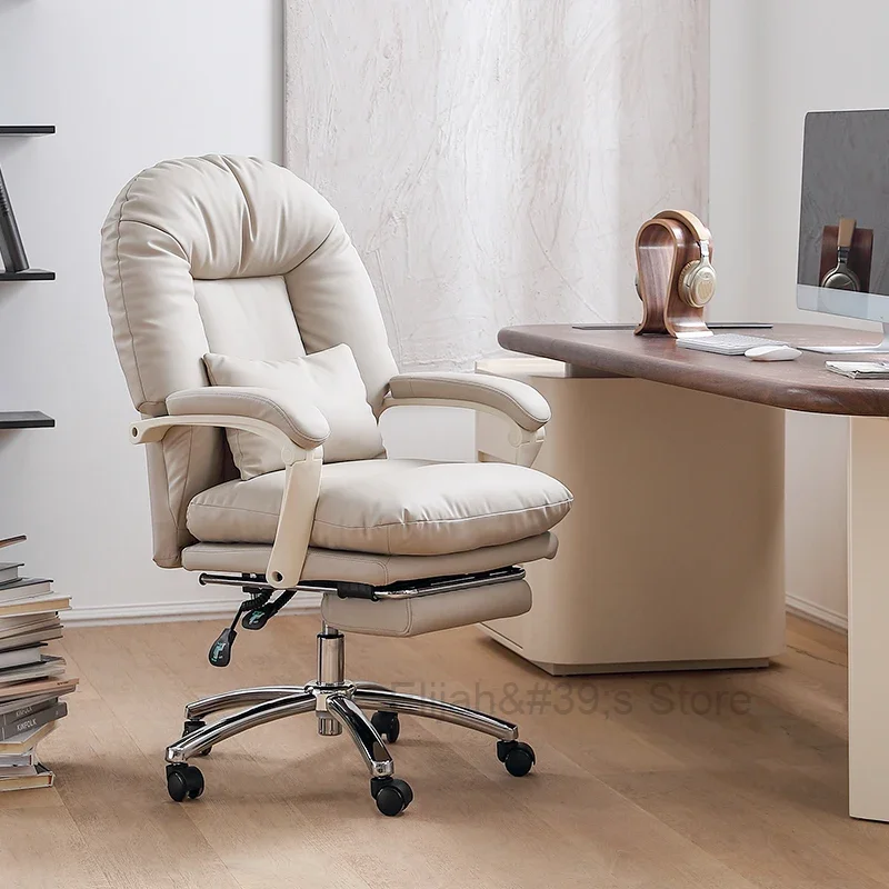 

Accent Recliner Chair Nordic Executive Chair Office Reading Desk Chairs Bedroom Comfy Footrest Mobile Sedie Da Ufficio Furniture