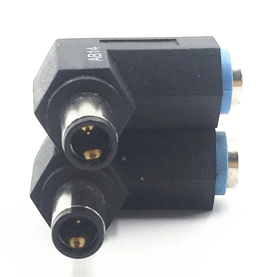 ASHATA Spina Maschio a CC da 7,4 x 5,0 mm a 7,4 x 5,0 mm, Adattatore Femmina a Maschio, per Laptop