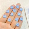 50Pcs New Cute Resin Mini Cartoon Animal Green Ghost Series Flat Back Manicure Parts Embellishments For Hair Bows Accessories 4