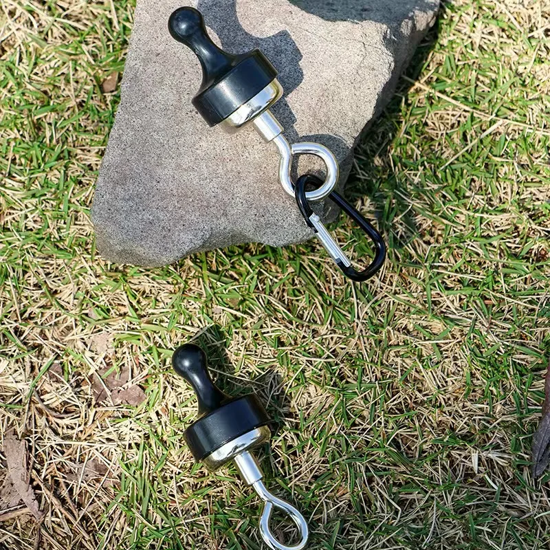 Heavy Duty Magnetic Carabiner Hooks for Outdoor and Camping Use
