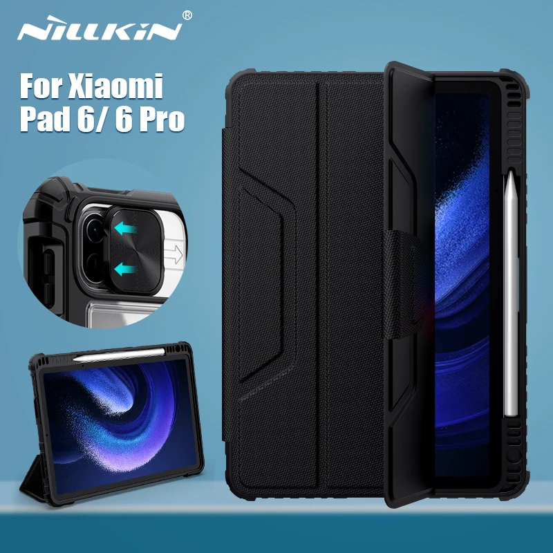 Nillkin-capa Magnética com Slot para Lápis para Xiaomi Pad Capa 11 Capa de Proteção para Câmera Xiaomi Pad Pro