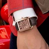 CHENXI 8216 Casual Quartz Watches for Men Classic Square Dial Waterproof Leather Strap Simple Calendar Business Men's Wristwatch 3