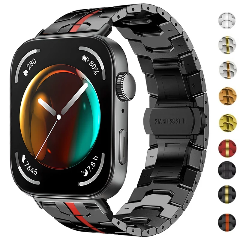 Stainless Steel Adjustable Metal Strap Bracelet