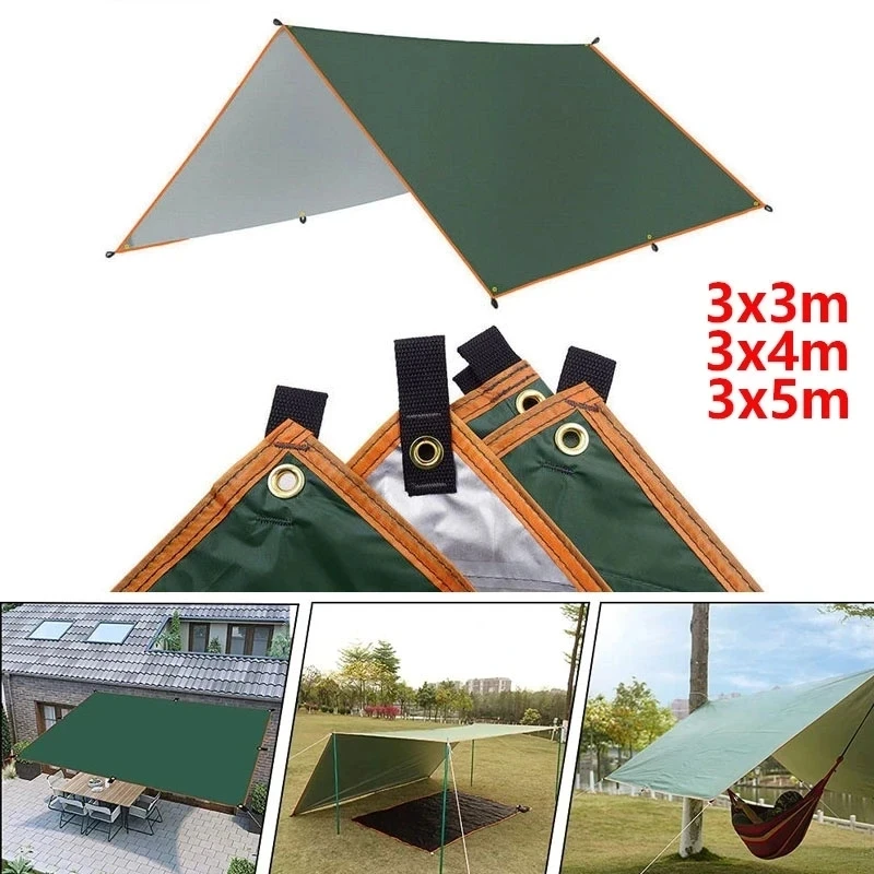 Outdoor camping garden sunshade canopy sunshade hammock tarpaulin waterproof tent sunshade net,camping tent,sun shade sail,waterproof tarpaulin,waterproof tarp,tarpaulin rain cover,ultralight tarp,camping canopy