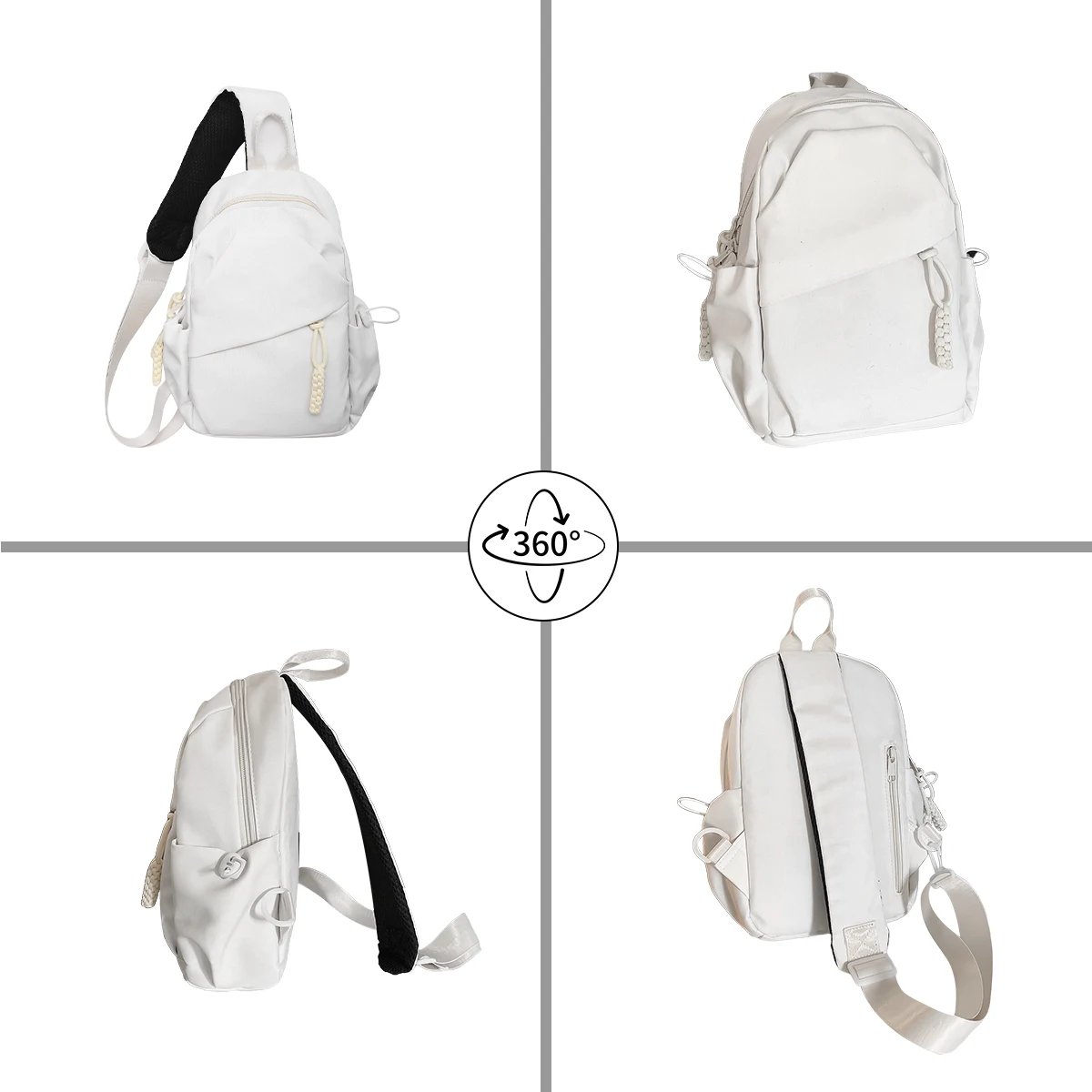 Casual Carry-On Shoulder Bag Crossbody Bag 2025 New Chest Bag Men's and Women's Ultra-Light Portable Large-Capacity Sports Trendy Bag Cycling and Mountain Climbing Sports