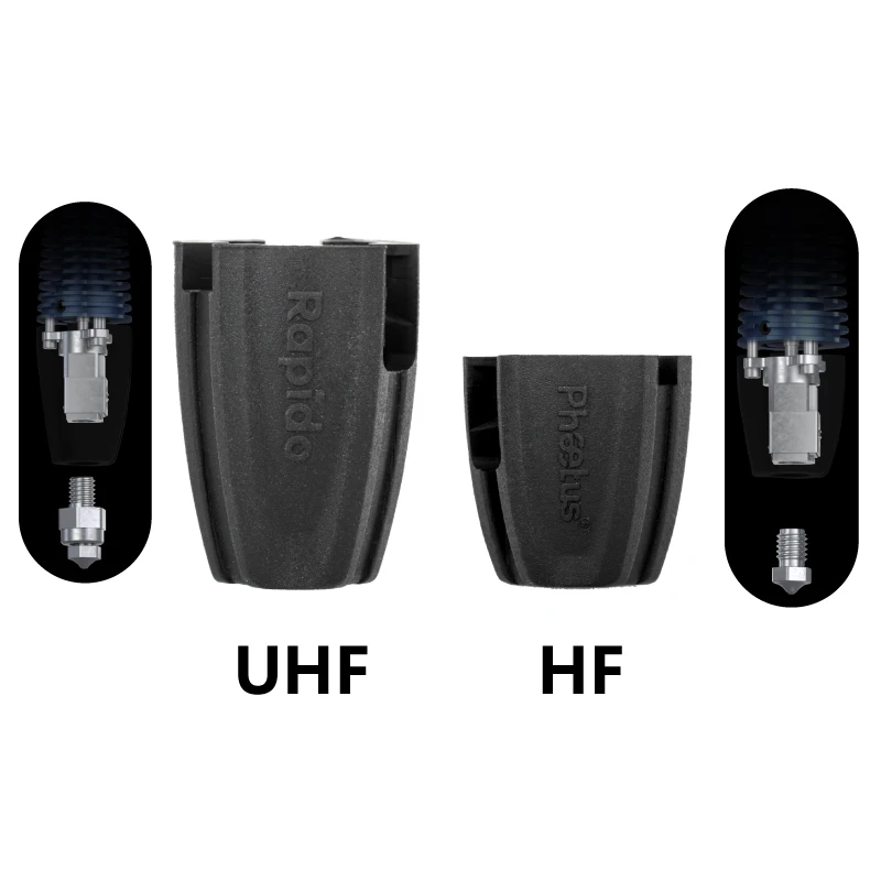 Meias de Silicone Mellow Phaetus Rapido 2.0 hf Uhf Peças de Reposição Bloco de Aquecimento Hot End Genuine - Imagem 5