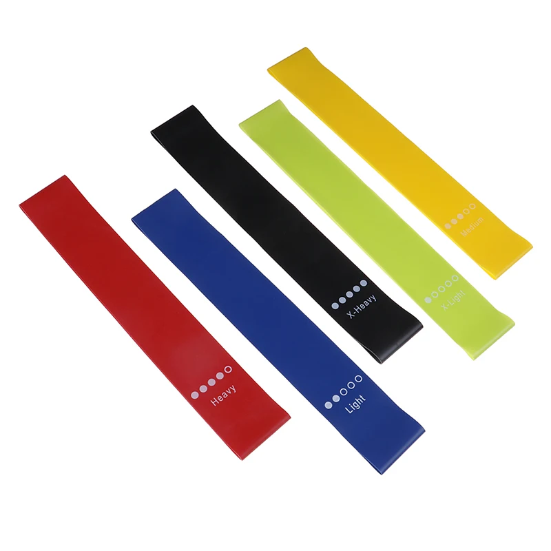 1pc Elastic Resistance Loop Bands Gym Yoga Exercise Fitness Workout Stretch