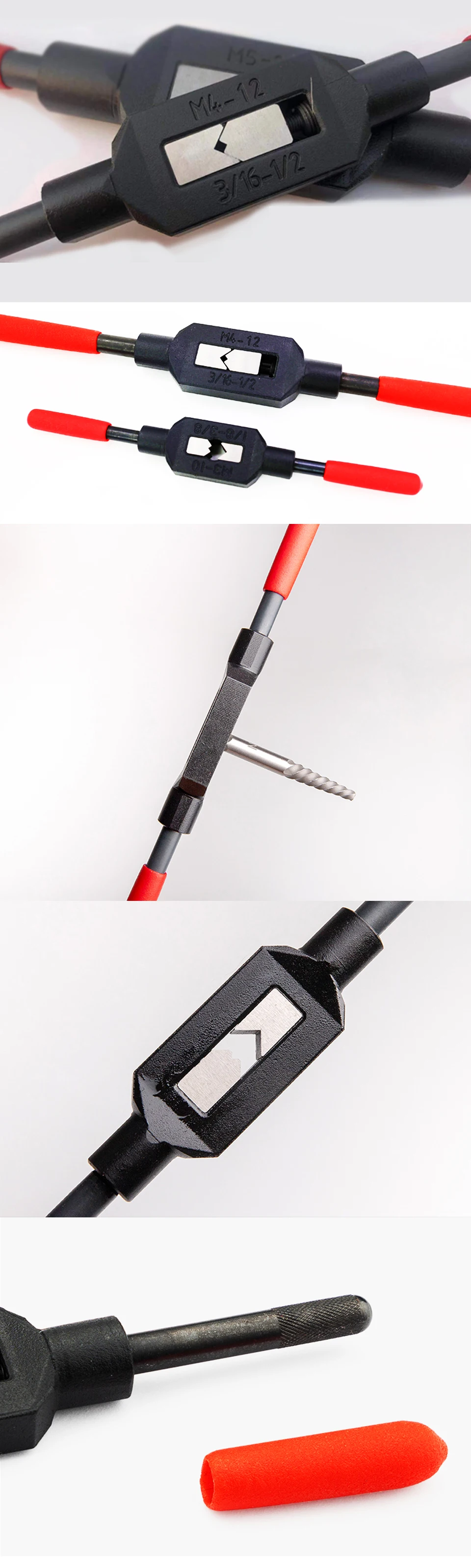 YZH Windeisen Einstellbare Hohe Härte Schlüssel Halterung Zubehör Stahl Material Für Windeisen Gewindewerkzeuge M1 ~ M27 – Detail 7