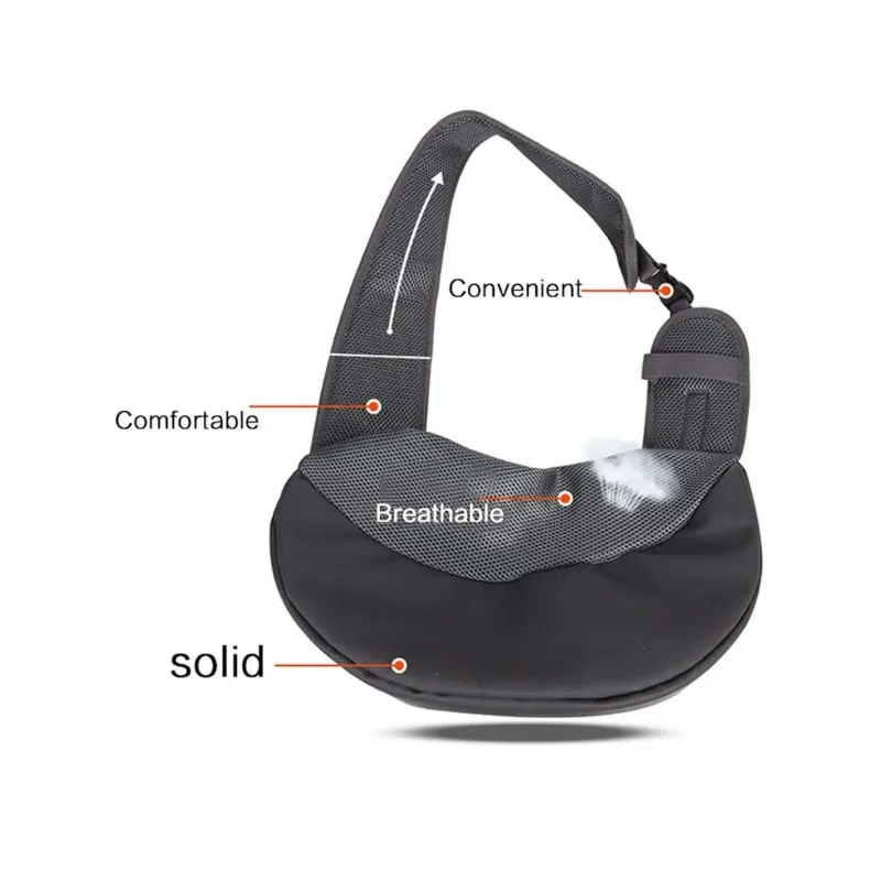 1P Hondentas Huisdier Puppy Carrier S/L Outdoor Reizen Hond Schoudertas Mesh Oxford Sling Handtas Tote Pouch Yorkie Chihuahua