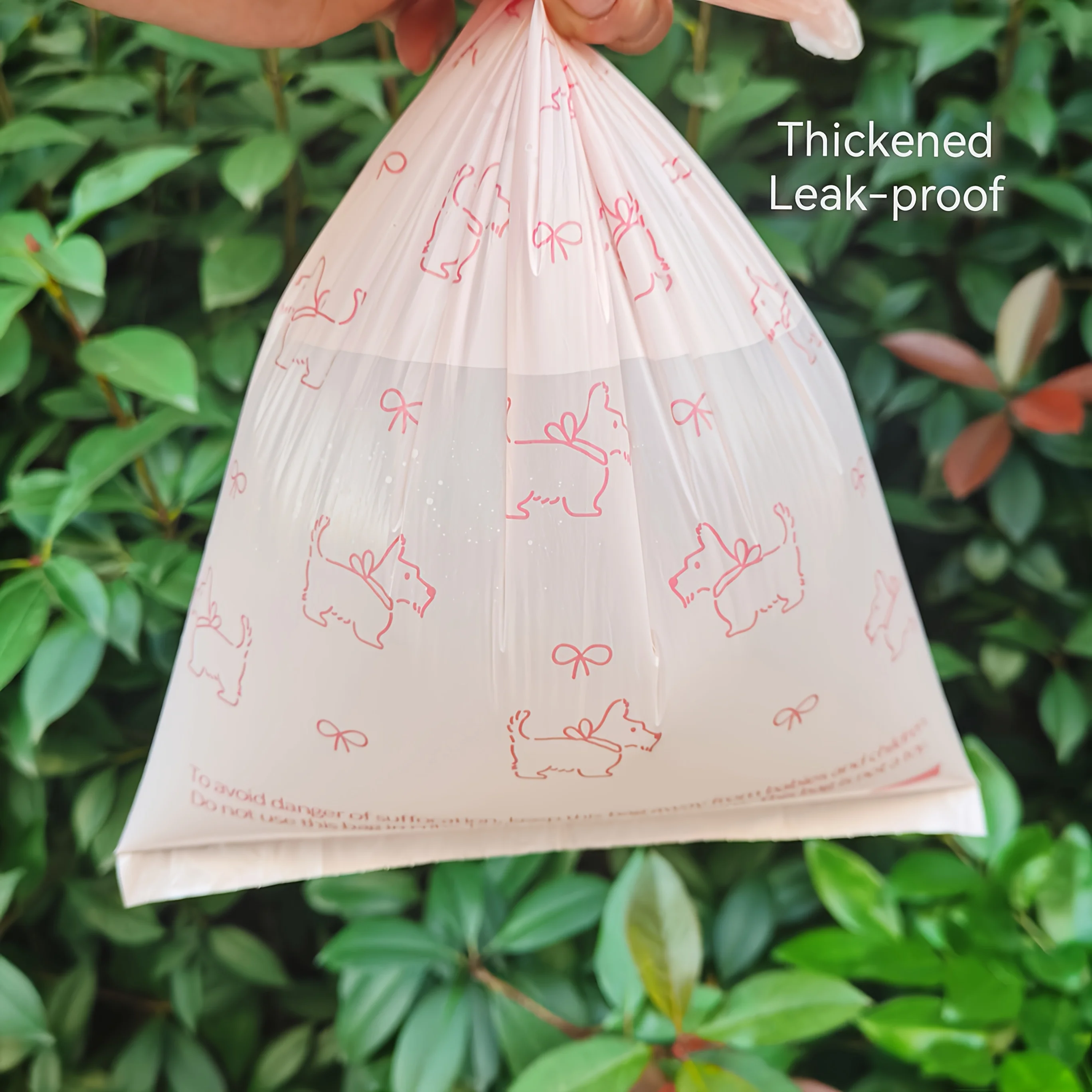 120 Count / 8 Rolls Macaron-Colored Pet Waste Bags | Thickened, Portable, Leak-Proof, Durable Diaper Bags - 3
