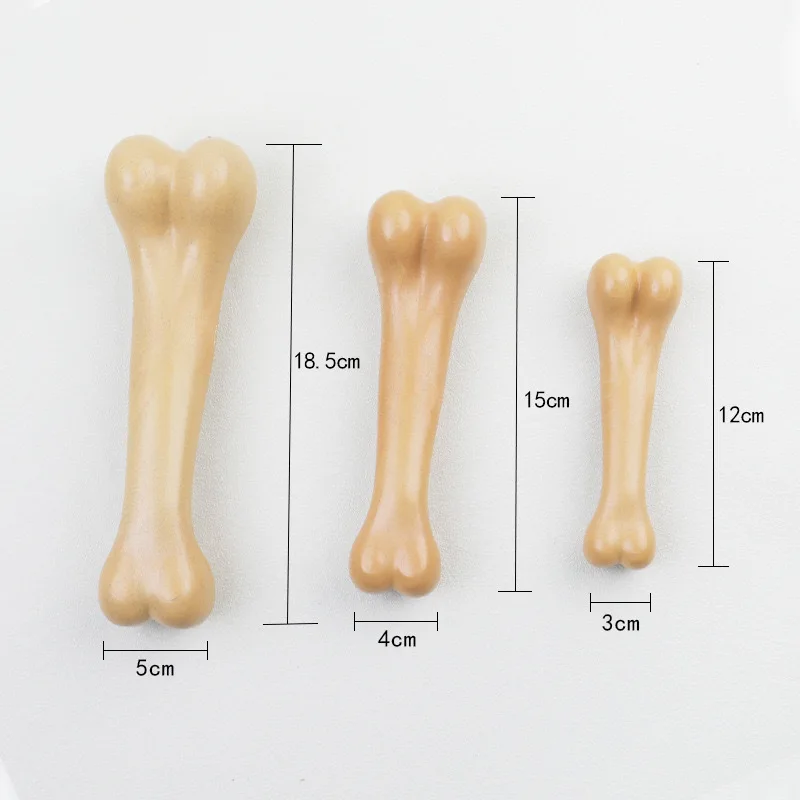 Natural Dog Chew Toy Non-Toxic Interactive Dog Toy Nearly Indestructible Chewing Bone for Puppy Medium Large Dogs 2