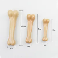 Natural Dog Chew Toy Non-Toxic Interactive Dog Toy Nearly Indestructible Chewing Bone for Puppy Medium Large Dogs 2