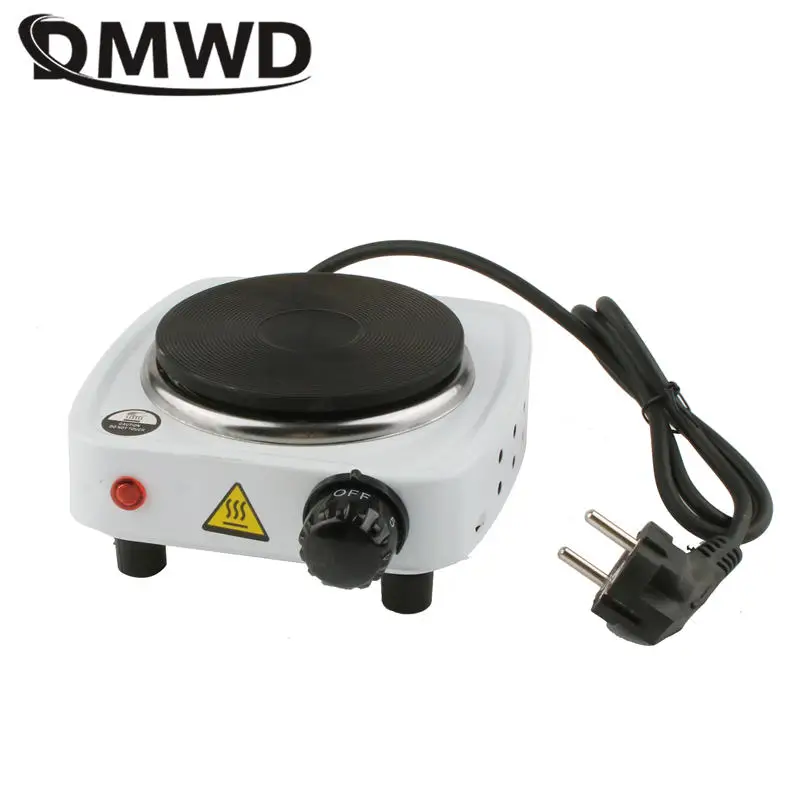 DMWD 110V Electric Hot Plate Mini stove Coffee Heater Milk Tea Mocha Heating Stove Cooking Pot Oven Small Furnace Cook US plug 4