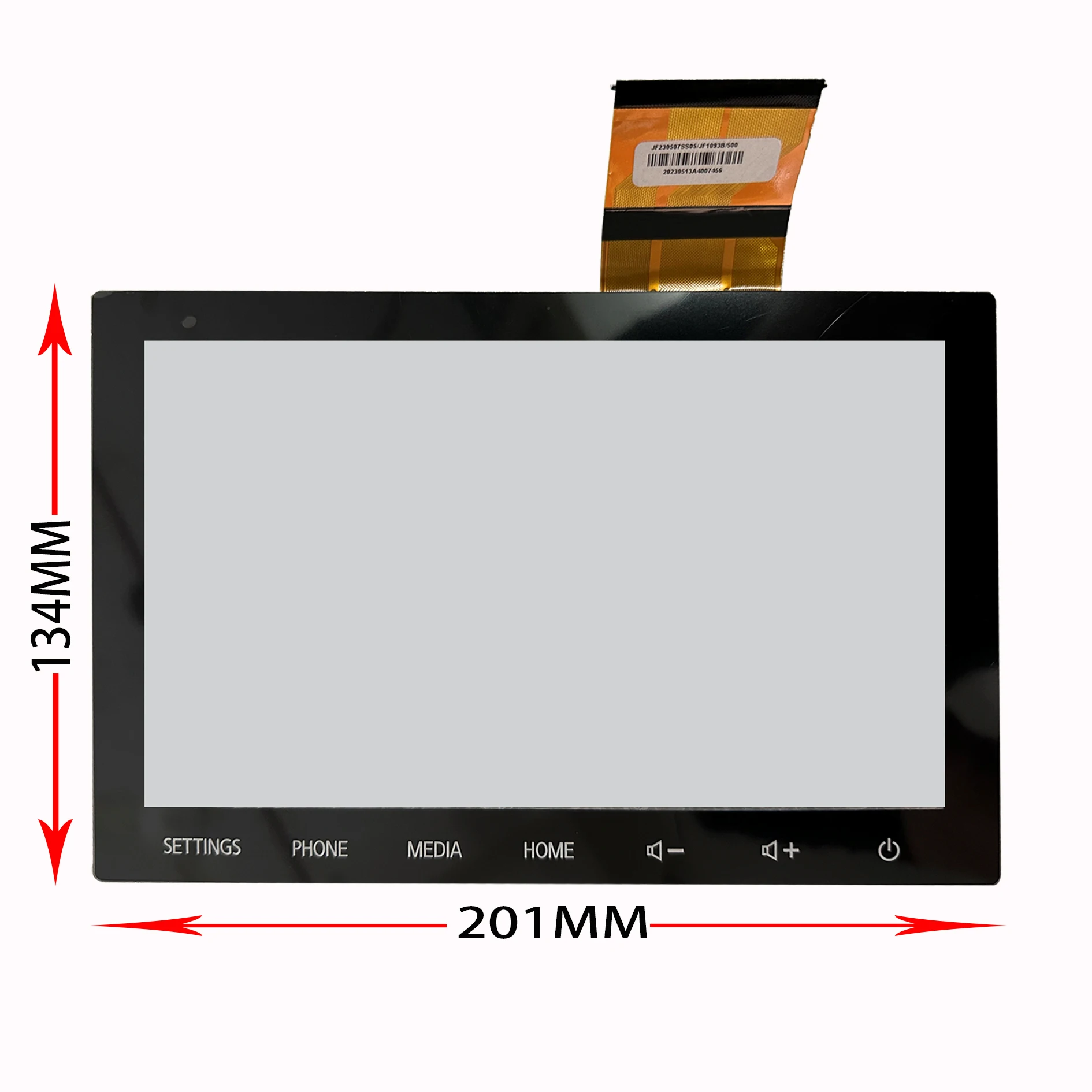 Lcd Touch Screen Digitalizador para Mitsubishi Outlander Nr201 Vidro 8740a046 8740a130 8740a100 8740a098 8740a104 - Imagem 6