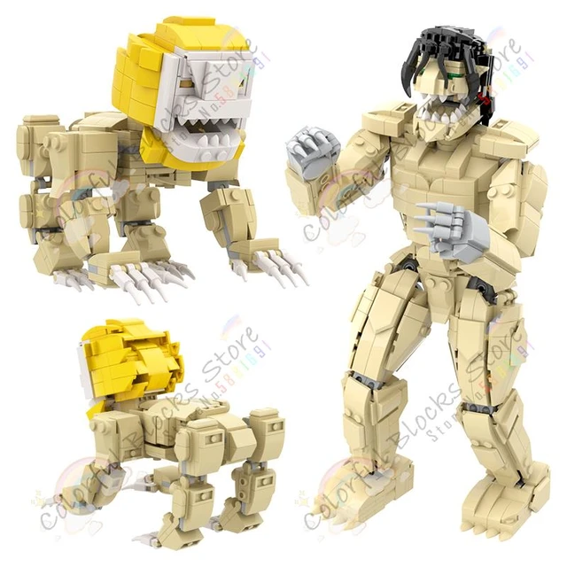 Anime série wm6148 pequenas figuras gigantes cabeça pernas blocos de  construção tijolos figuras ação acessórios modelo diy crianças brinquedos -  AliExpress