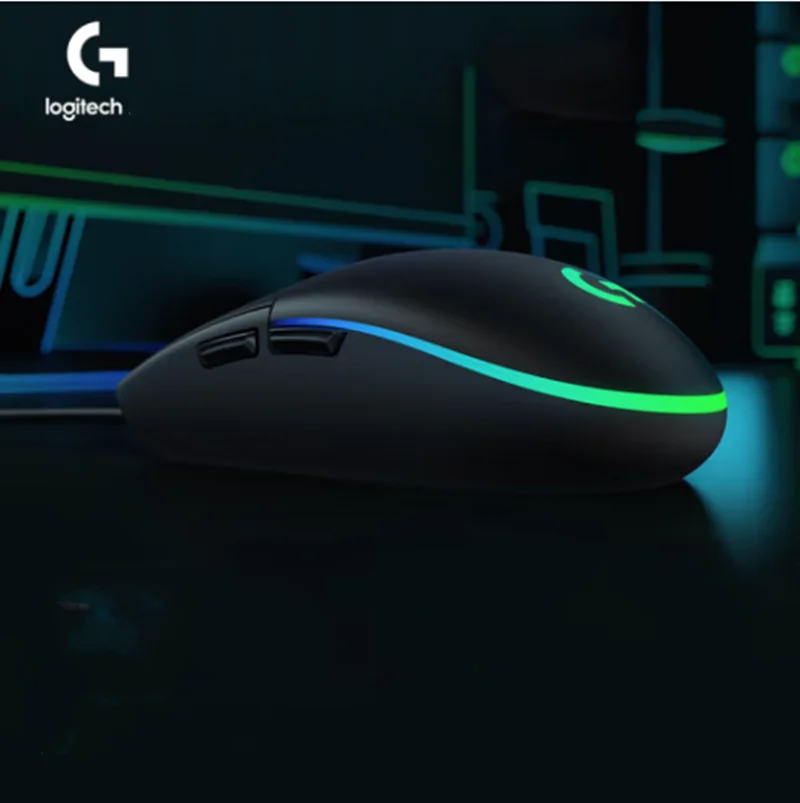 Logitech G102 wired mouse game electronic sports peripheral programmable office desktop computer mouse LOL images - 6