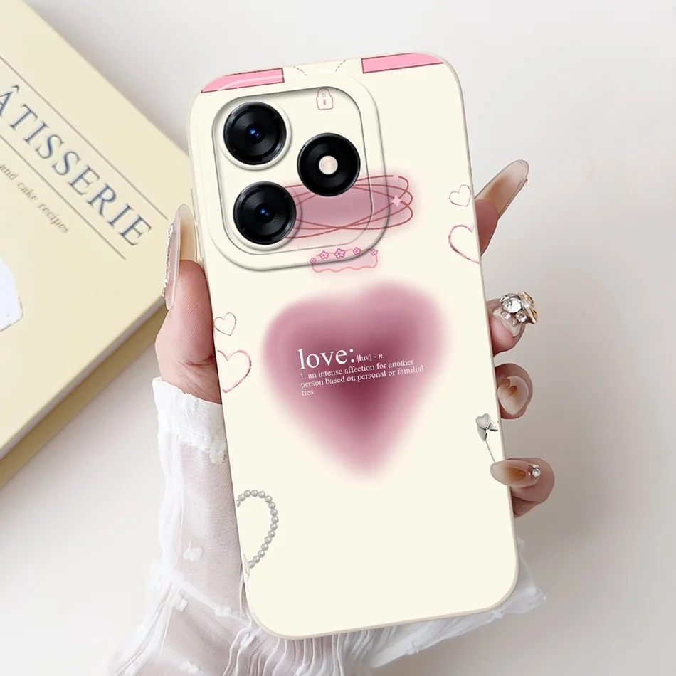 Beautiful Bow Rose Painting Soft Silicone Shockproof Phone Case