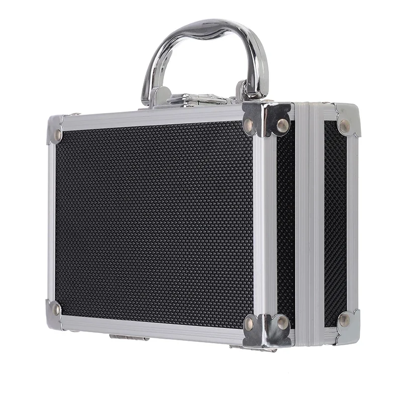 

Tool Box Organizer Toolbox for Mechanics Aluminium Alloy Handle Instrument Storage Case Travel Luggage Suitcase with Foam Lining