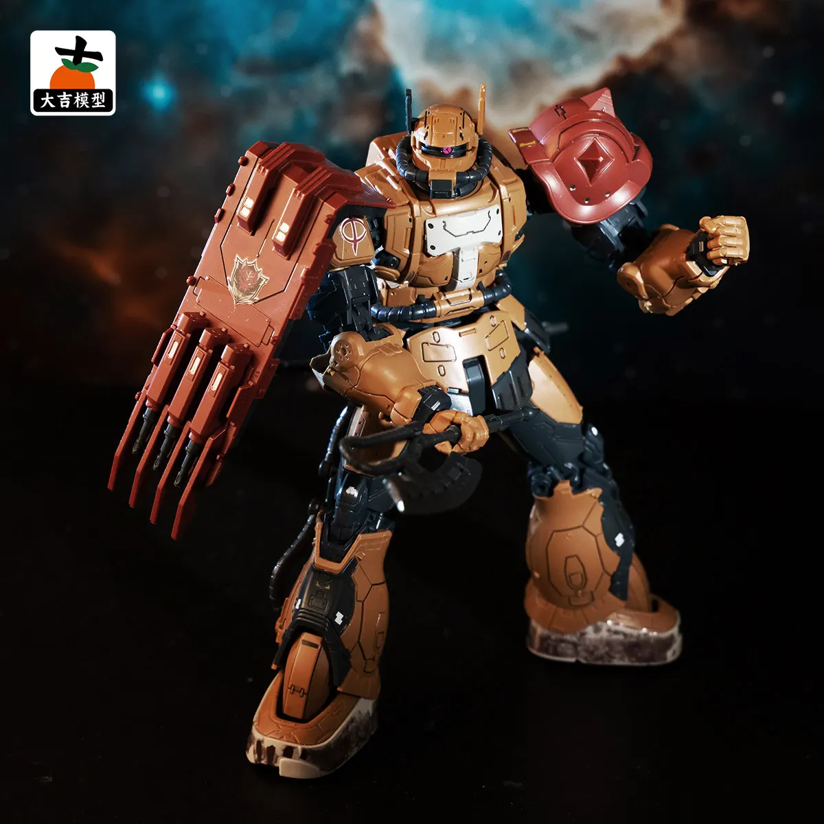 HG 1/144 Zaku II Type Solari Requiem Version Action Figure Assembly Model Kit Movable Joint Mecha Plastic Model Collectible Gift
