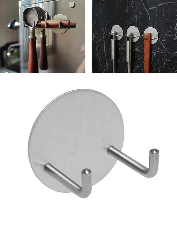 51/53/54/58mm Coffee Rack Bottomless Portafilter Wall Stainless Steel Coffee Bottom Filter Holder Espresso Machine Handle