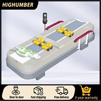 2025 massage bed table 3 year warranty Professional Folding electric Automatic Electric RollingThermal Jade Stone Massage Bed 1