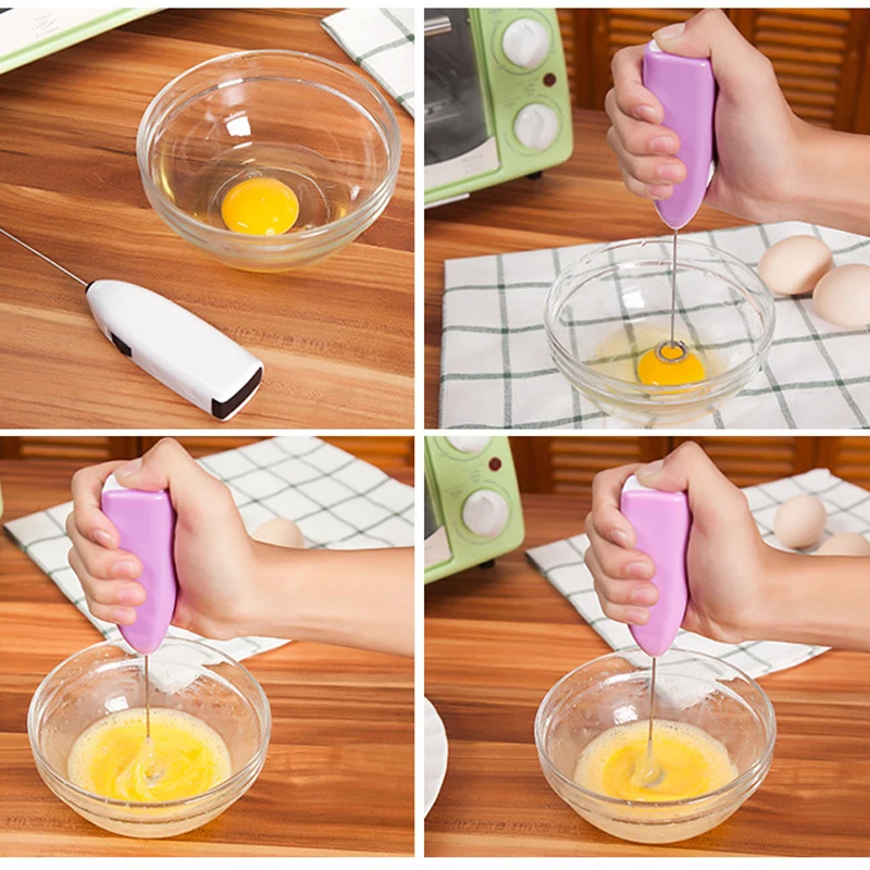 Electric Handheld Egg Beater Usb Rechargeable Whisk Mixer Heads Coffee Milk  Tea Frother Stirrer Drink Blender Cream Stirrer Tool - AliExpress