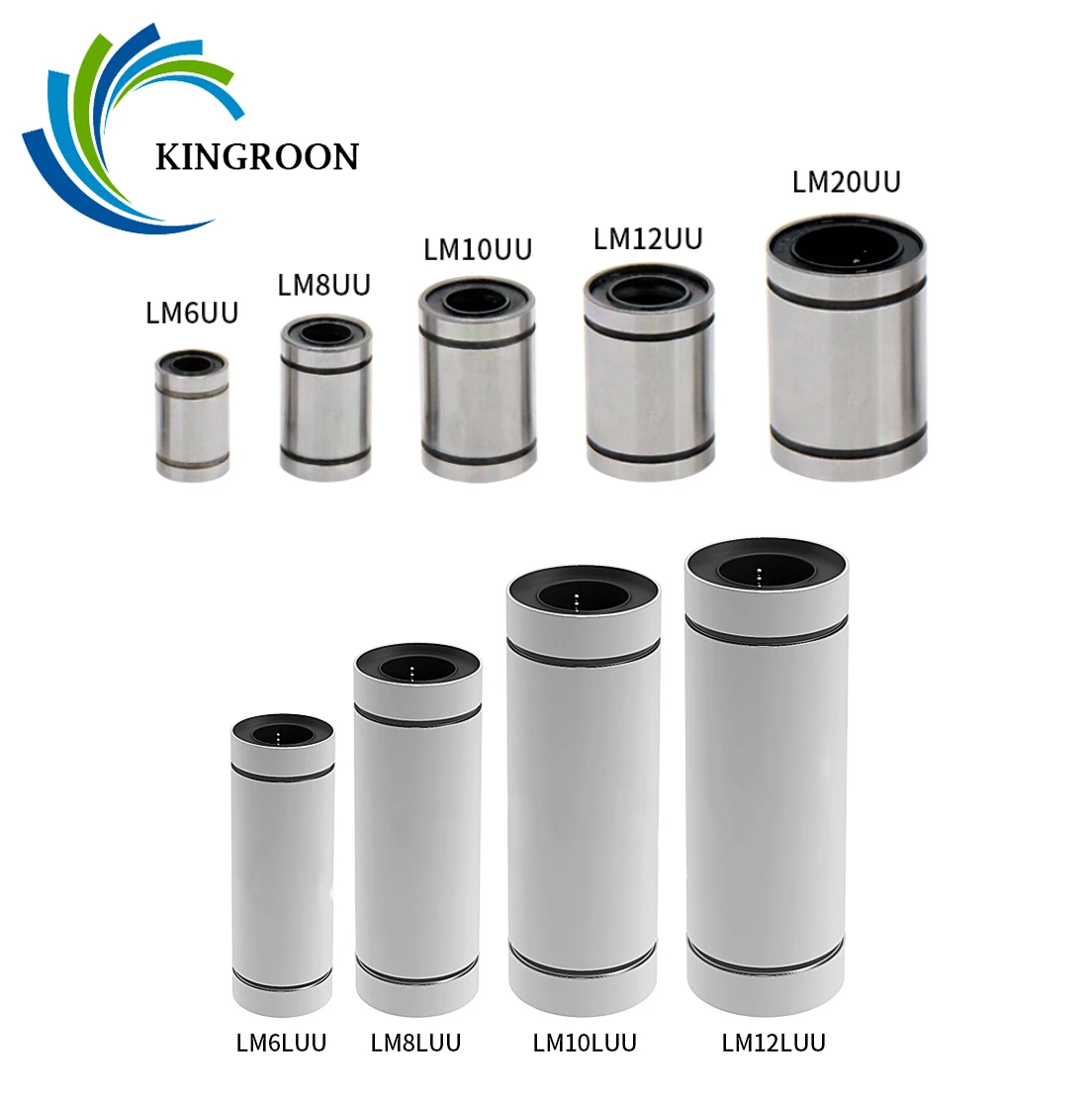 8x LM6UU Linearlager 6mm - Kugellager Für 3D-Drucker & CNC Maschinen