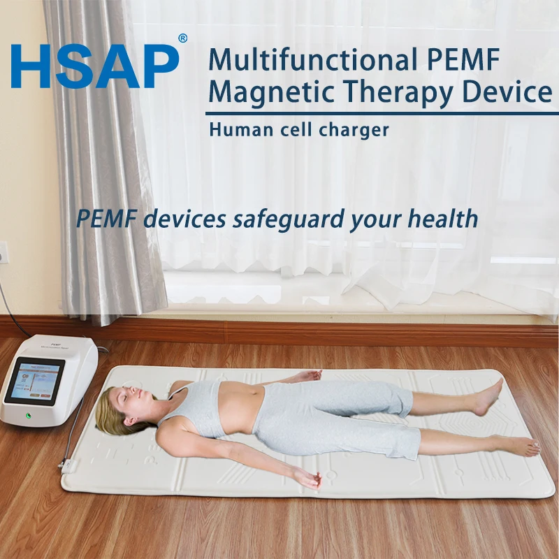 Portable multi-functional PEMF magnetic therapy device human body pain relief machine Improved red blood cell aggregation