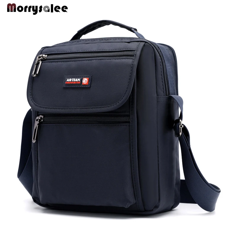 Mens Shoulder Messenger Bag New Arrival Men's Shoulder Bag Waterproof Multi-layer Crossbody Bag Small Size Casual Travel