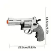 Revolver Toy Gun, Manual Firing, Soft Bullet, Shell Throwing Soft Bullet Gun Toy, Long Revolver Toy Gun (Containing 6 Bullets An 2