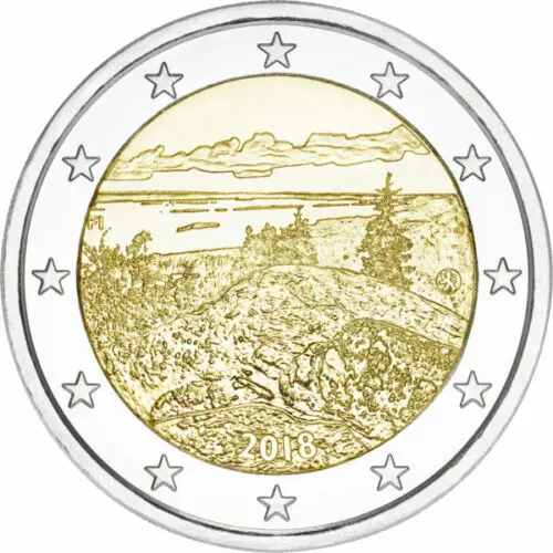 Finlandia 2018 Moneta Commemorativa Parco Nazionale-Colie 2 Euro Unc