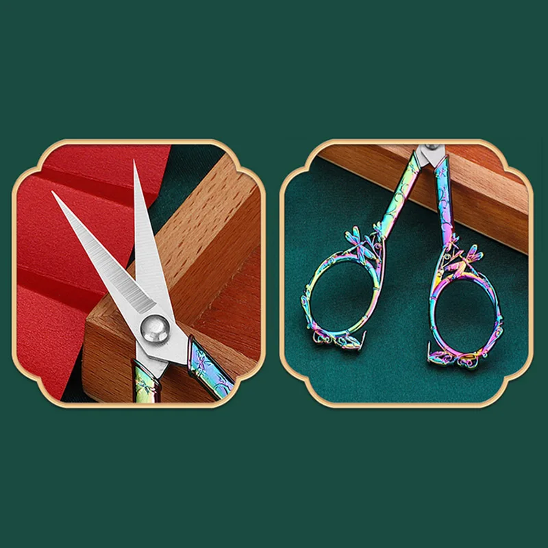 Sewing Scissors tailor scissors craft scissors sewing supplies Antique Stainless Steel Tailor's Scissors Dragonfly Cross Stitch Scissors Thread Embroidery Scissor Handicraft