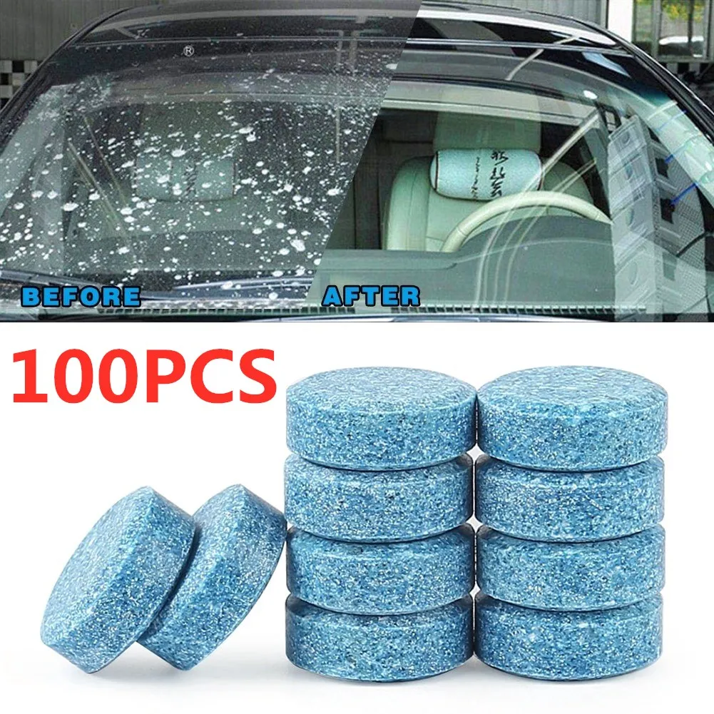 

100 шт., таблетки для чистки стекла