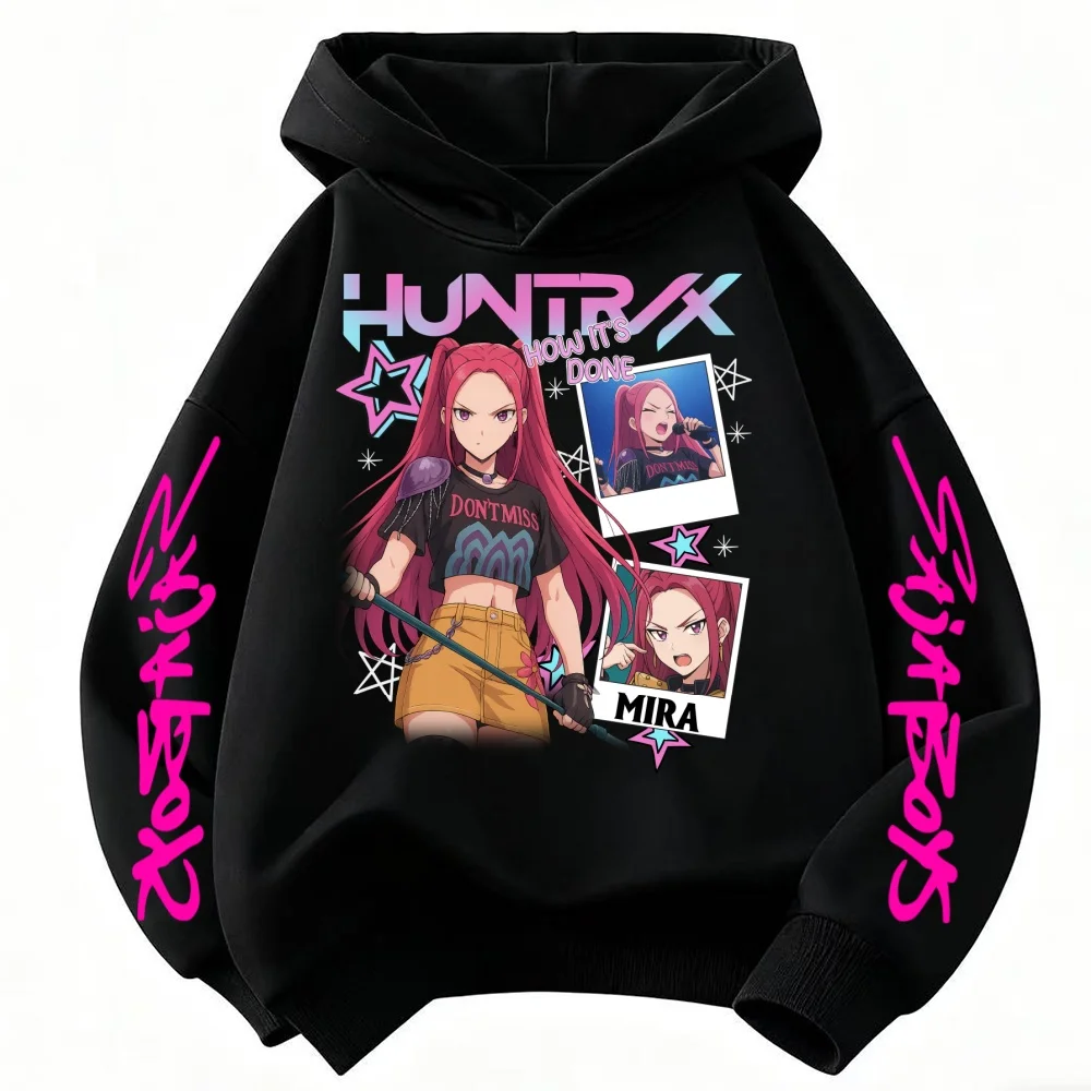 סווטשירט ילדים פופולרי סרט KPop Mira Demon Hunters מעיל תינוקות בנים בנות חולצות פנאי בגדים