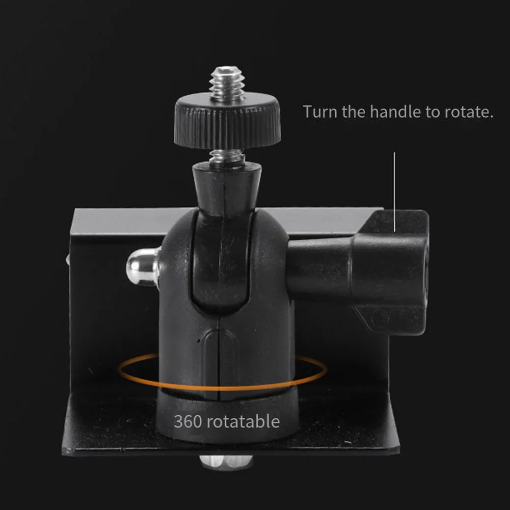 Special Monitoring Bracket for Rain Gutter Weatherproof Gutter Mount Bracket with Universal Screw Adapter for Security Cameras